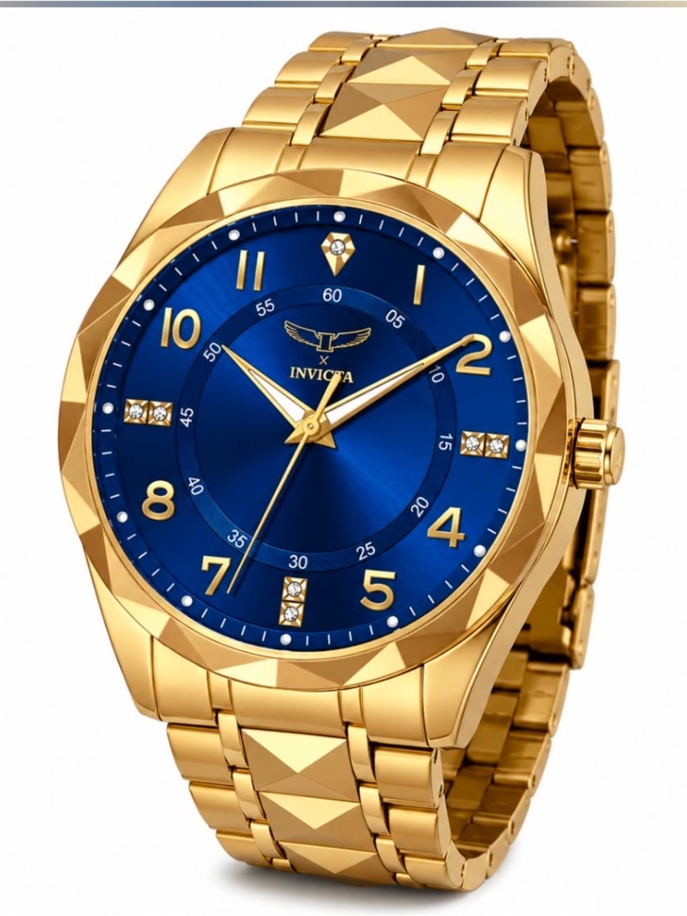 Invicta Specialty Gold and Blue Men' Dress Watch 41mm (69020)